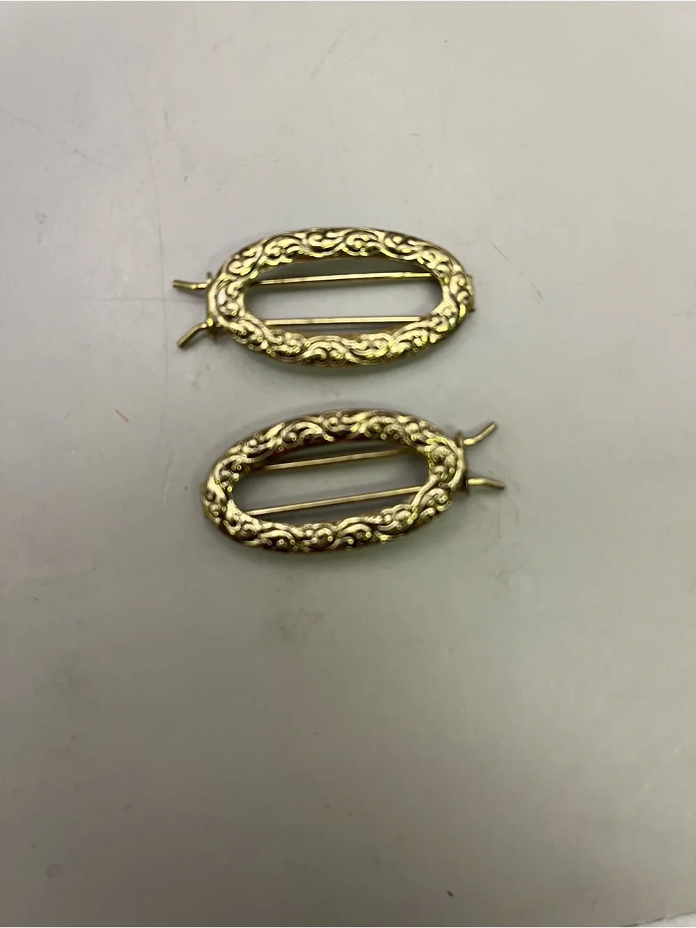 Vintage Hair Comb & Barrette Lot 7 PC Bundle Calla Lily Enamel Floral 80s 90s
